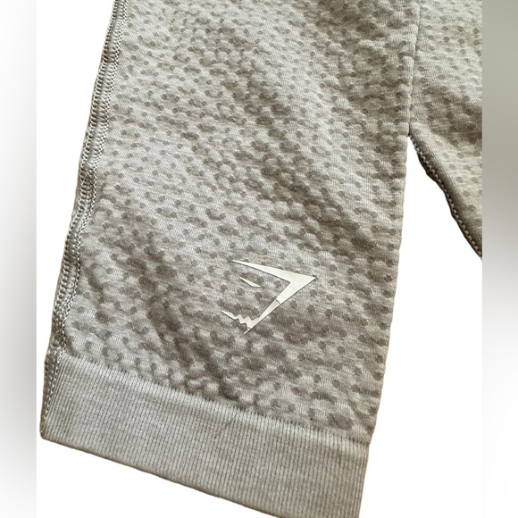 Gymshark Smokey Grey Marl Vital Seamless 2.0 Leggings High Rise Size Medium - Picture 4 of 5